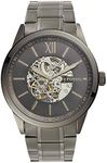 Fossil FLYNN BQ2384 Men's Automatic Gunmetal Watch, gunmetal, 1個, Bracelet Type