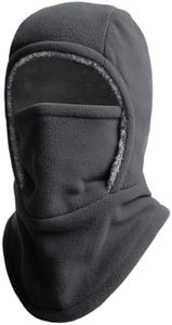 linseyCove Balaclava Face Ski Mask, 2026 New Fleece Thermal Face Mask,Cycling Motorcycle Neck Warmer Hood Winter Gear for Men Women (Dark Gray)