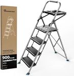 4 Step Ladder, Folding Step Stool w
