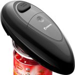 KingGardan Electric Can Opener, Automatic Can Opener Hands Free Easy Open All Can Sizes with Smooth Edge, Food-Safe & Battery Operated Jar Opener for Weak Hands and Seniors with Arthritis for Kitchen