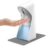 Touchless Hand Sanitizer Dispenser,Klearlook Automatic Soap Dispenser w/5 Settings Volume Control&Infrared Motion Sensor,330ml Waterproof Lotion Pump Holder for Bathroom,Kitchen,Home,Hotel,Restaurant