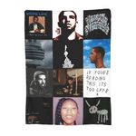 Rapper Singer Album Cover Drake Blanket Blanket Throw for Home Decor Warm Soft Party Decorations Drake Blanket Throw (Album Cover Vertical, 60"x50")