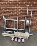 Toptower Classic-Scaffold-Tower 3.0m Working Height c/w Boards, Adjustable Castors