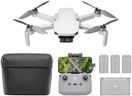 DJI Mini 4K Fly More Combo, Drone with 4K UHD Camera for Adults, Under 249 g, 3-Axis Gimbal Stabilization, 10km Video Transmission, Auto Return, 3 Batteries for 93-Min Max Flight Time, QuickShots