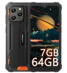 Blackview Rugged Phone BV5300Pro, 7GB+64GB/1TB Rugged Smartphone with 6580mAh Android 12, 2.3GHz Octa-core, 13MP+8MP Camera, 3 Cards Slot, 6.1" Display P68&IP69K Waterproo Phones, NFC/FaceID- Orange