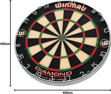 WINMAU Diamond Bristle Dartboard – Tournament Quality