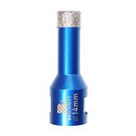 Diamond Drill Bit 14mm,BRSCHNITT 1pc M14 Vacuum Brazed Diamond Tip Drill Bit for Tile Porcelain Stoneware Ceramic Marble Granite Drilling,Suitable For Angle Grinders