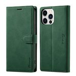 LOLFZ Wallet Case for iPhone 13, Premium Leather Case Card Holder Kickstand Magnetic Closure Flip Case Cover for iPhone 13 6.1 inch - Green