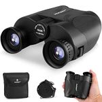 HUTACT 12x25 Binoculars for Adults & Kids, Compact Binoculars with Bright View Easy Focus, Low Light Vision Small Binoculars for Bird Watching, Theater, Concerts, Outdoor Sports