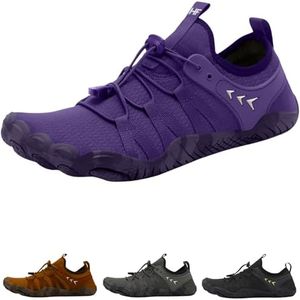 Caspian Adventure HF - Outdoor Non - Slip Barefoot Shoes, Wide Toe Box, Lightweight and Breathable Quick Dry Daily Footwear Unisex Purple