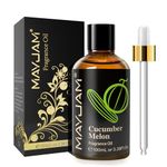 MAYJAM 100ML Cucumber Melon Fragrance Oils with Glass Dropper, Essential Oils for Diffusers for Home, Fragrance Oil Scent for DIY Candle & Soap Making