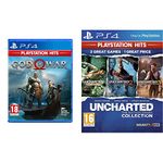 Sony PS4 God of War (Playstation 4)+Uncharted Collection Hits (PS4)