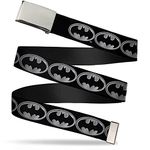 Buckle-Down Men's Web Belt Batman, Multicolor, 1.25" Wide-Fits up to 42" Pant Size