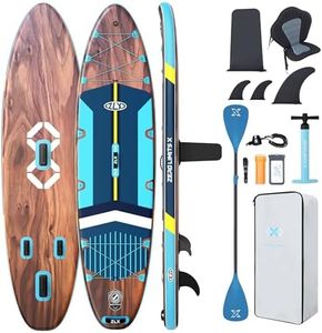 ZLX Stand up Paddling Board mit Sitz, 320cm SUP Board 200kg tragkraft für 2 Personen, Paddle Board mit Allem Zubehör für Anfängerfreundlich/Aller Fähigkeitsniveaus