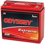 ODYSSEY 12V 520 PHCA 1000W-1500W Car Battery, Red Top (PC680)