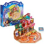 Spin Master Games Disney Encanto, House of Charms Cute Easy Family Board Game with Magic Tokens Based on The Movie, for Kids Ages 5 and up, Multicolor (6064129)