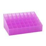 Cabilock 40-Slot Lipstick Lip Gloss Organizer: Clear Lipgloss Lipstick Organizer Lipsticks Holder Cosmetic Display Cases for Lipstick Brushes Bottles and More