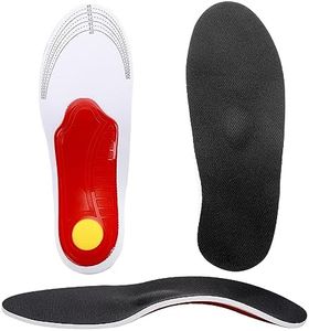 WLLHYF Alivio de fascitis plantar, soporte de arco, plantillas para pies planos, soporte de arco alto, dolor de talón, absorción de impactos, plantillas cómodas, talla M