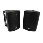 Dual Electronics LU53PB 5 ¼ inch 3-Way High Performance Indoor, Outdoor & Bookshelf Studio Monitor Speakers with Swivel Brackets & 125 Watts Peak Power