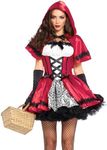 Leg Avenue Costume, Red/White, Large