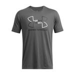 Under Armour Men's Global Foundation Short Sleeve T Shirt, (028) Castlerock / / Black, X-Large