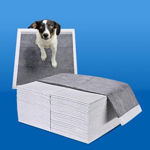 Taily Pet Training Pads 200pcs, 60x60CM Disposable Dog Pee Pads, Super Absorbent & Leak-Proof, Fast Drying Pee Mats for Puppies, Dogs, Cats, Rabbits, Grey Charcoal