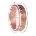 BENECREAT 0.5mm 24 Gauge Large Spool Tarnish Resistant Wire 60m Copper Wire with Dust Cover and Cartons for Beading Jewelry Making