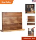 Home Kitchen Magnetic Knife Block Holder Rack Magnetic Stands with Strong Enh...