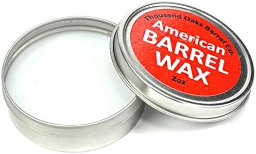 American Barrel Wax for Sealing Leaks in Wooden Barrels (2oz) - For Wine Bourbon, Tequila, Mini Whiskey Casks and Kegs - Wooden Barrel Wax Sealer For Small Oak Barrels for Aging Whiskey