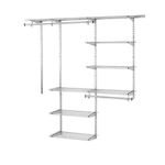 Rubbermaid Configurations 3- to 6-Foot Deluxe Custom Closet Kit (FG3H8800TITNM)