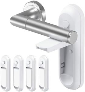 Door Handle Lock, Travel Safety Lock, Childproofing Door Knob Lock Without Drilling Anti-Open Handle Locks Travel Lock Door Stopper For Hotel Room And Apartment Security(1pcs)