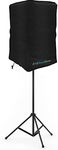 10 Inch PA/DJ Lightweight Powered Speaker Cover Bag in Black for Stand Mounted Speakers - Water Resistant (not Waterproof), 50 UV Protection - Check Dimensions before Ordering!