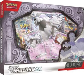 Pokémon JCC Coffret Tomberro-ex (4 boosters, 2 Cartes Brillantes et 1 Carte Grand Format Brillante)