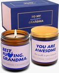 Gift for Grandma - 2 Candles for Cool Grandmas - Birthday Gift for Grandma from Granddaughter, Grandson, or Grandkids - Grandmother Funny Present Idea for Mothers Day | Funny Grandma Gifts