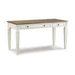 Signature Design by Ashley Realyn Farmhouse Home Office Lift Top Desk, White/Brown