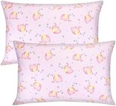 Baby Toddle Pillowcase 2 Pack 100% Cotton Pillow Cover, Cot Bed Pillow Pair Cases 40x60cm Gifts for Children's Day Elephant Pattern