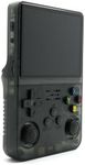Retrotech R36S Handheld Video Game Console with Build-in 15000 Games (Black Transparent)