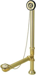 Kingston Brass CC2092 Vintage Claw Foot Bath Drain, 27-5/8-Inch, Polished Brass