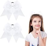 2 Packs Jumbo Cheerleading Bow 8 In