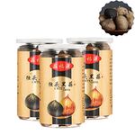 Angzhili 3 Packs Fermented Garlic Organic,750G Organic Black Garlic Fermented for 120 Days 0 additives High in Antioxidants Healthy Snack (3 PCS)