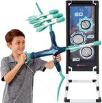 Best Choice Products Kids Bow & Arrow Set, Children's Play Archery Toy for Backyard, Outdoor Play, Hand-Eye Coordination w/ Target Stand, 12 Arrows, Quiver - Blue