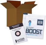 Integra Boost 2-Way Humidity Control - 69 Percent RH - 8 Gram - Bulk 300 Individually Wrapped Packs, B08A69B