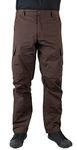 LAPG Men's Core Cargo Tactical Pants, Lightweight & Durable Ripstop Cargo Pants for Men, Stretch Waistband CCW Pants, Coyote Brown, 36W x 32L