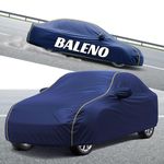 Kayme Premium 6 Layers Car Cover for Baleno Dustproof, Waterproof & UV Protection | All Weather Outdoor Full Body Cover | Sun, Rain, Dust, Snow & UV Resistant (Blue, Baleno)
