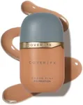 COVER FX Power Play Foundation - Shade T1 - Buildable Full Coverage - Waterproof Sweat-Proof Transfer-Proof - Natural Matte Finish - All Skin Types