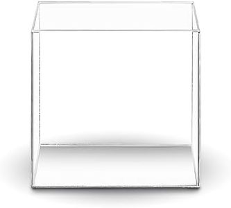 Aquatop High Clarity Low Iron Glass Cube Aquarium - Up to 11.3 Gallons - High-Grade German Silicone - Ideal for Salt and Freshwater Aquariums