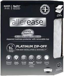AllerEase Zip-Off Queen Mattress Protector