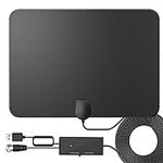 TV Antenna, TV Antenna Indoor, HD TV Antenna for Smart TV and Old TV,Support 4K 1080p with Signal Booster Antenna TV Digital HD Indoor, 35FT Coax HDTV Cable