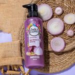 Buds & Berries Red Onion and Ginseng Anti-Hairfall Shampoo | Reduces Split Ends, 120 Hours of Conditioning | Sulfate-Free, Paraben-Free, Silicone-Free | 300 ml