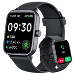 Smart Watch for Men (Alexa Built-in & Bluetooth Call), 1.8" Smartwatch with SpO2/Heart Rate/Sleep/Stress Monitor, Calorie/Step/Distance Counter, 100+ Sport Modes, IP68 Fitness Watch for Android iOS